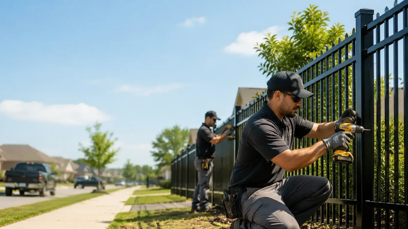 Metal Fence Installation in Alba, MI